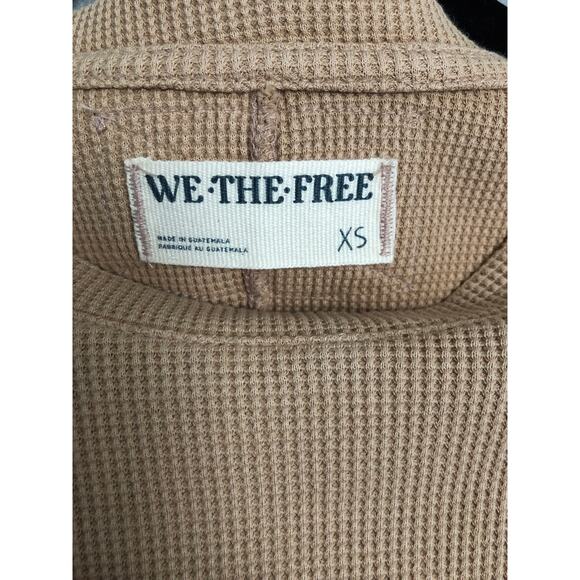 We The Free Easy Does It Thermal Top Women's XS  in Cuban Sand NEW - Picture 2 of 8